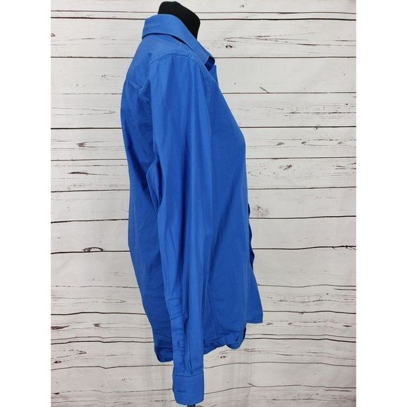 Apt.9 Stretch Slim Fit Royal Blue Neck Size 15 and a half 34/35 Men's Button Up - Picture 3 of 7